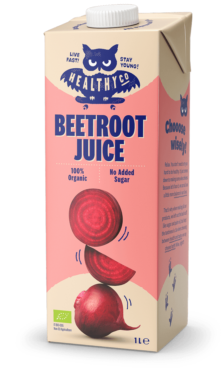 HealthyCo rødbedejuice uden tilsat sukker
