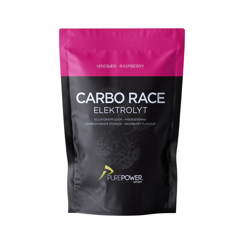 PurePower Carbo Race Elektrolyt - Raspberry (1 kg)
