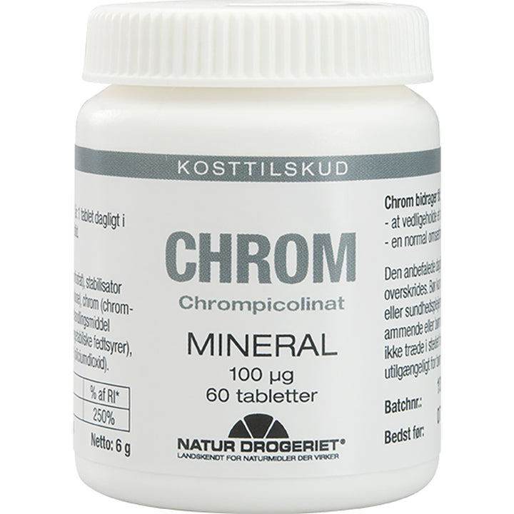 Natur Drogeriet Chrom 100 μg (60 stk.)