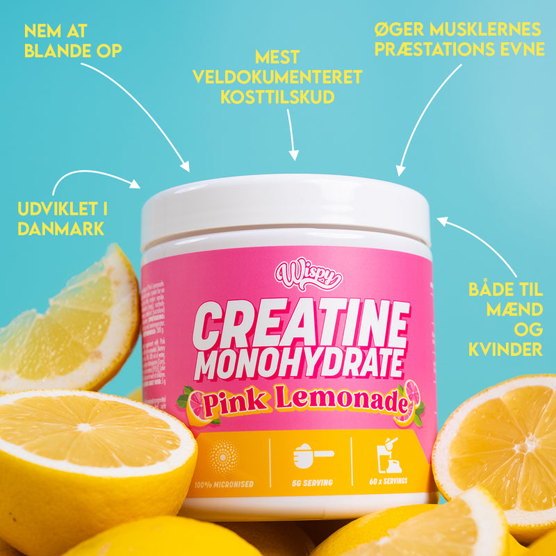 Wispy Creatine Monohydrate - Pink Lemonade (300g)