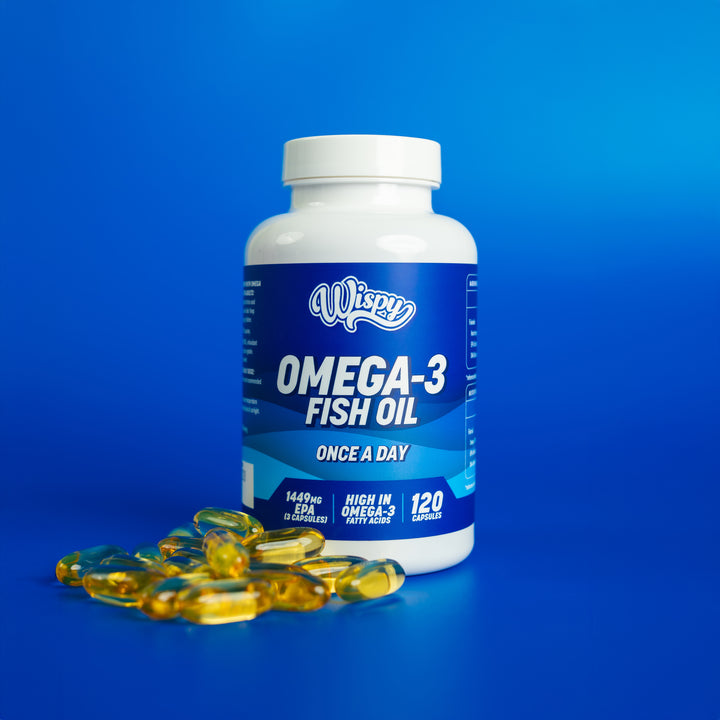 Wispy Strong Greens (300g) + Omega 3 (120 stk)