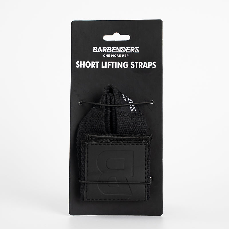 Barbenders Short Lifting Straps - Black