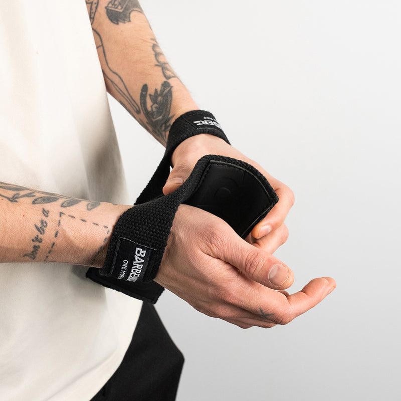 Barbenders Short Lifting Straps - Black