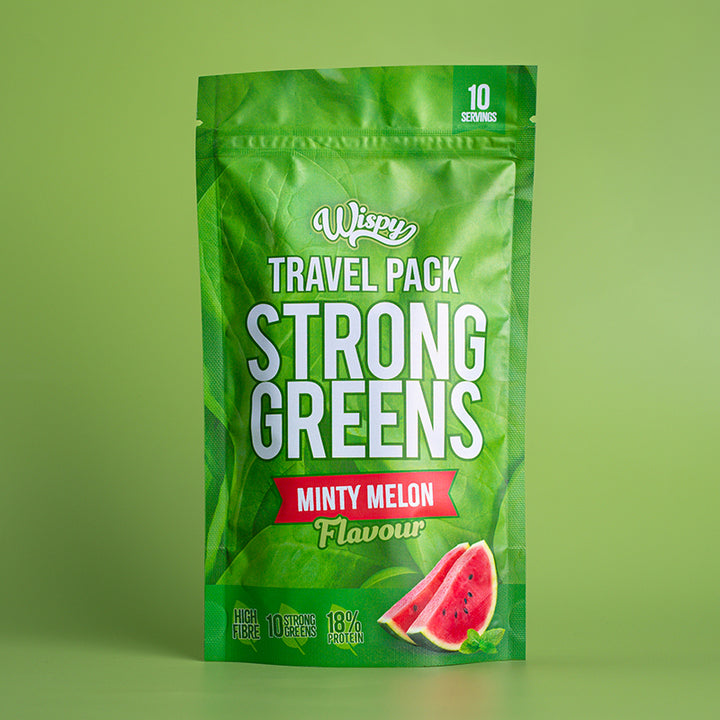 Wispy Strong Greens Travel Pack - Minty Melon (100g)