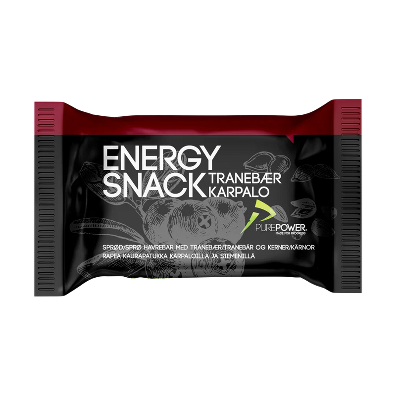 PurePower Energy Snack - Tranebær (60g)
