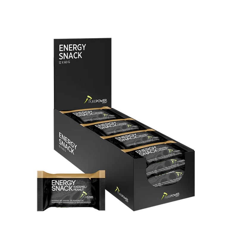 PurePower Energy Snack - Karamel & Peanut (12x 60g)
