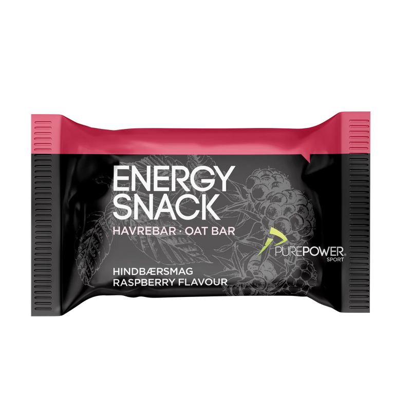 PurePower Energy Snack - Hindbær (60g)