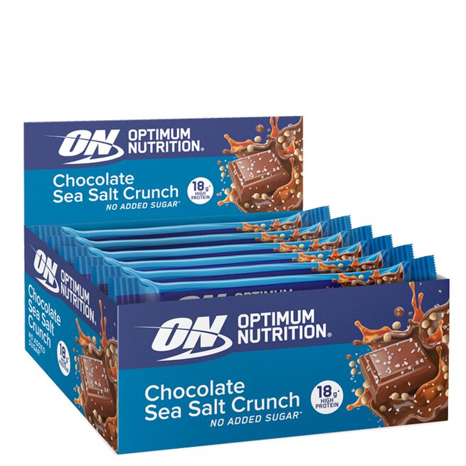 Optimum Nutrition Protein Bar - Chocolate Sea Salt Crunch (10x 55g)