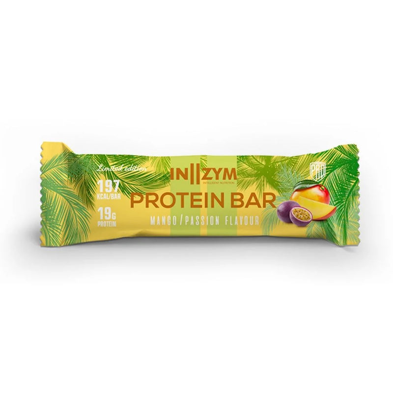 IN2ZYM Protein Bar - Mango/Passion (55g) - OBS! BEDST FØR 24/4-2024