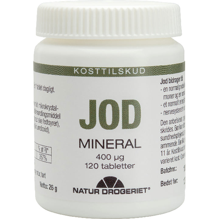 Natur Drogeriet Jod 400 µg (120 stk)