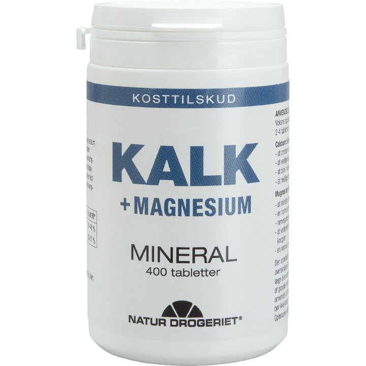 Natur Drogeriet Kalk + magnesium (400 stk)