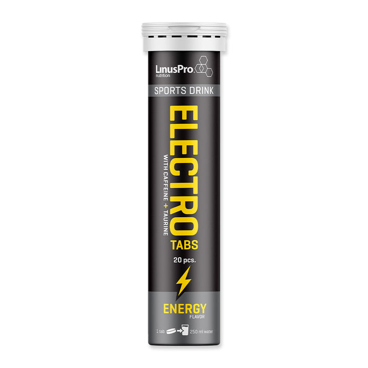 LinusPro Elektrolyt Tabs m. Koffein - Energy