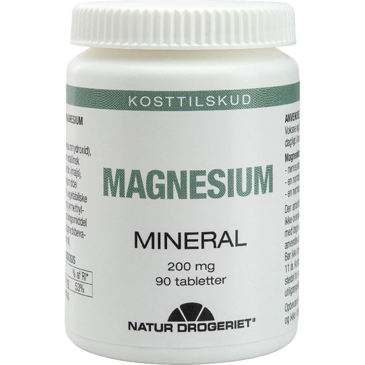 Natur Drogeriet Magnesium 200 mg (90 stk.)