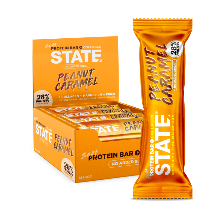 State Soft Protein Bar - Peanut Caramel (12x 50g)