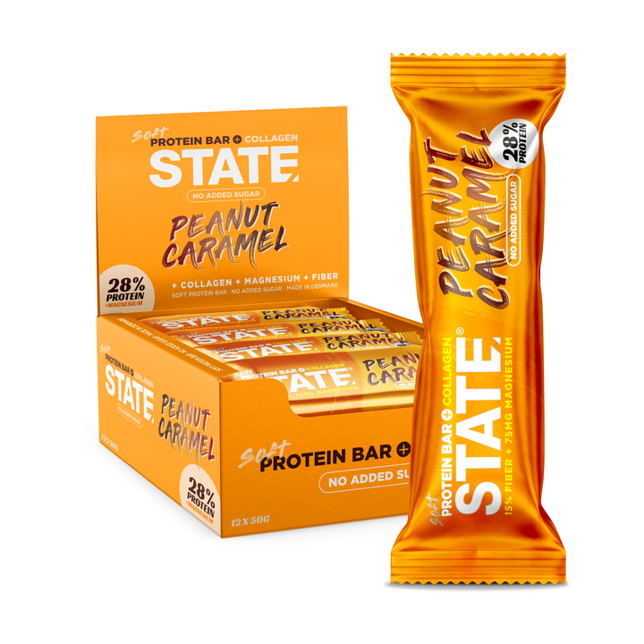 State Soft Protein Bar - Peanut Caramel (12x 50g)