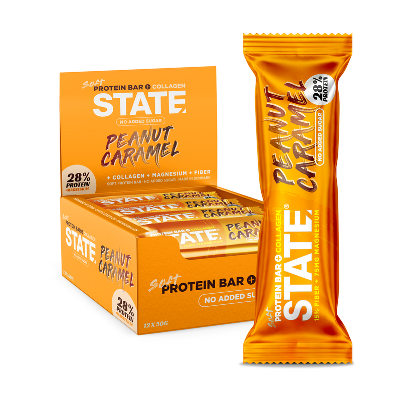 State Soft Protein Bar - Peanut Caramel (12x 50g)