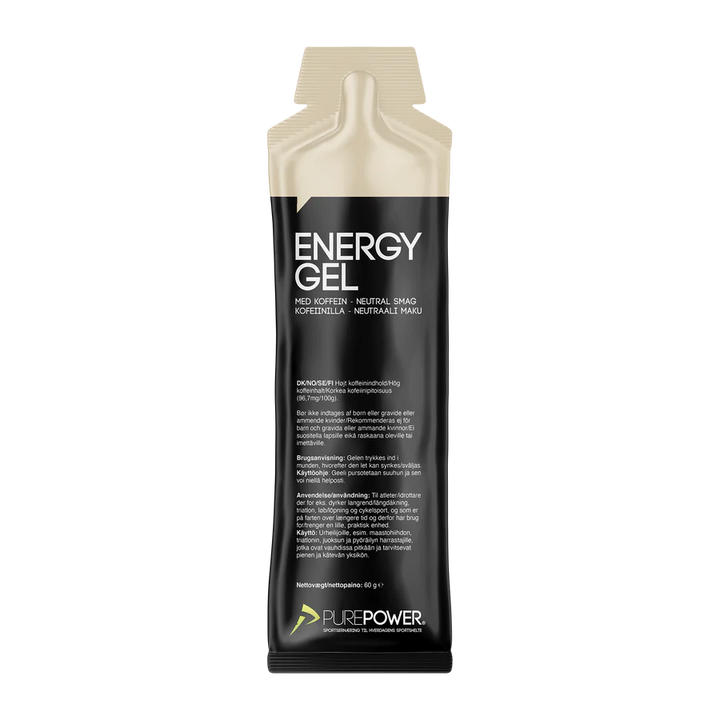 PurePower Energy Gel m. Koffein - Neutral (60g)