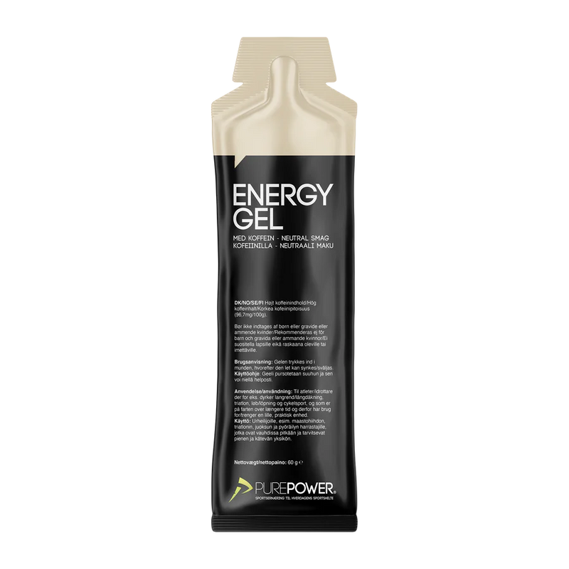 PurePower Energy Gel m. Koffein - Neutral (60g)