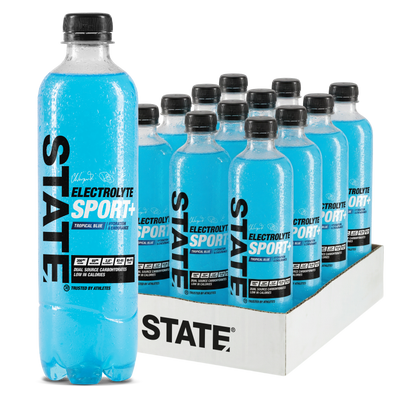 STATE Electrolyte Sport+ - Tropical Blue (12x 500ml)