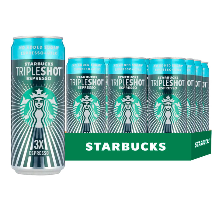 Starbucks Triple Shot Espresso No Added Sugar 12x300ml