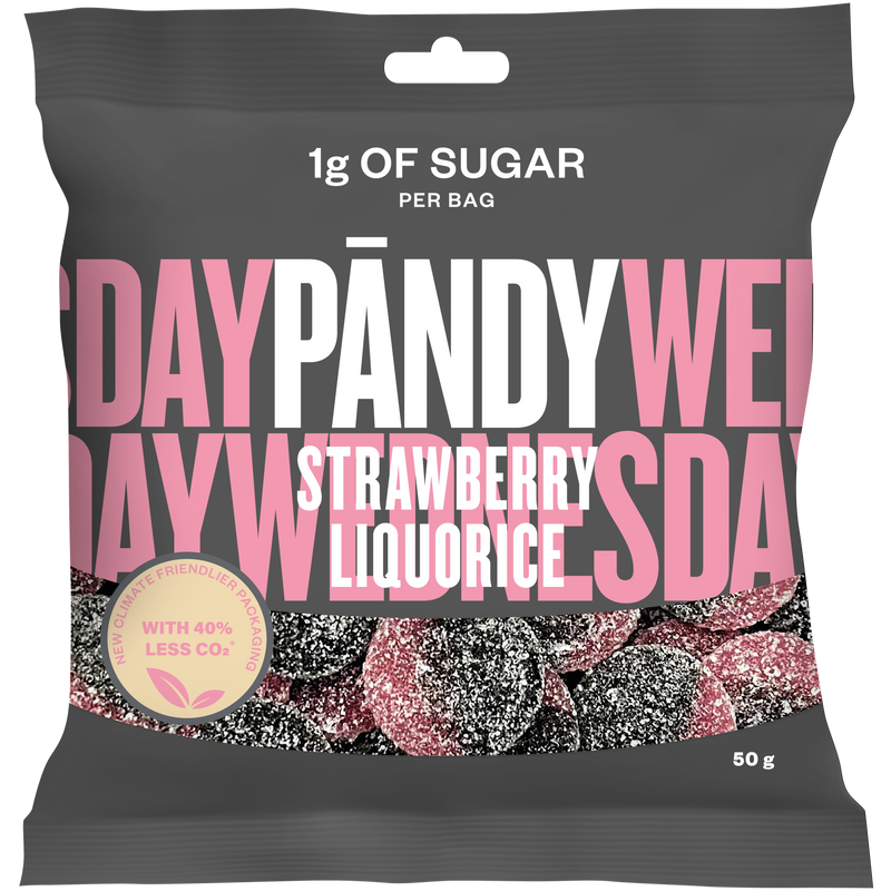 PANDY CANDY (50g) - Strawberry Liquorice By Klara