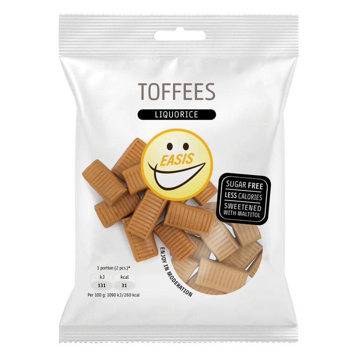 EASIS Slik - Liquorice Toffees (60g)