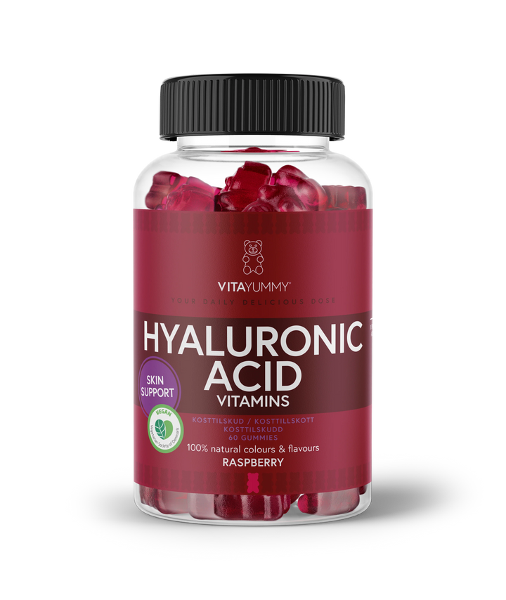 VitaYummy Hyaluronic Acid - Raspberry (60 stk)