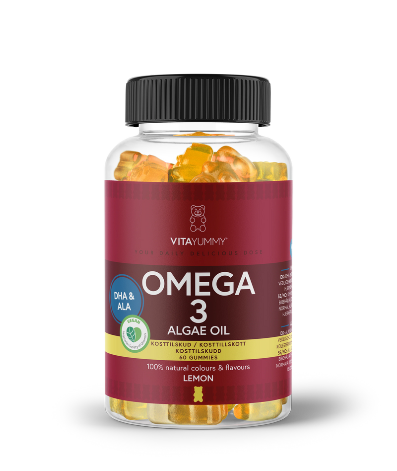 VitaYummy Omega 3 - Lemon (60 stk)