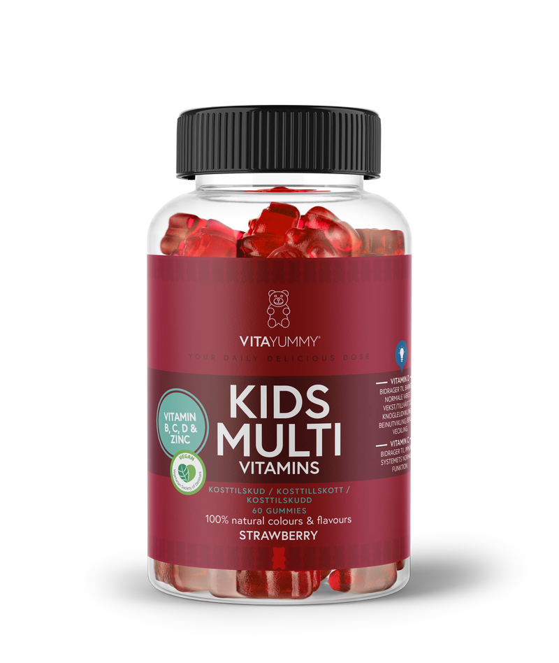 VitaYummy Kids Multivitamin - Strawberry (60 stk)