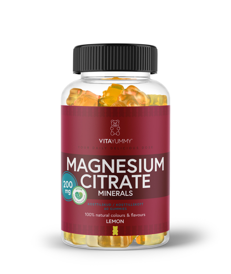 VitaYummy Magnesium Citrate (60 stk) - Lemon
