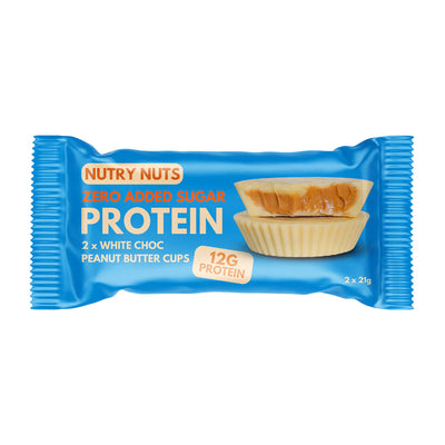 Nutry Nuts Peanut Butter Cups -  White Chocolate (42g)