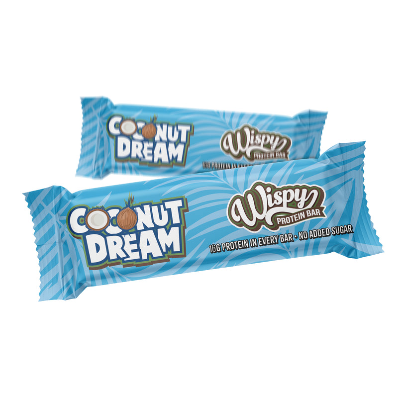 Wispy Protein Bar - Coconut Dream (55g) - OBS! BEDST FØR 12/6-24