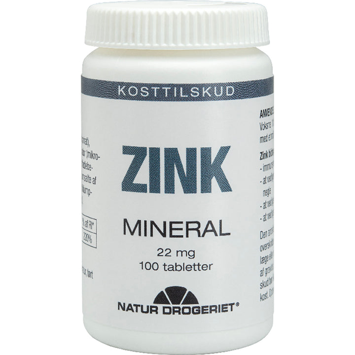 Natur Drogeriet Zink 22 mg (100 stk.)