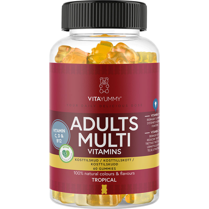 VitaYummy Adults Multivitamin - Tropical (60 stk)