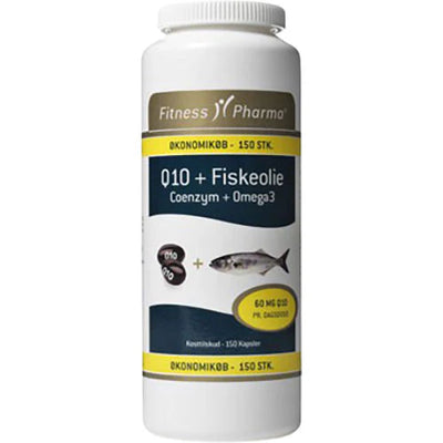 Fitness Pharma Q10 m/Fiskeolie ØKO (150 stk)