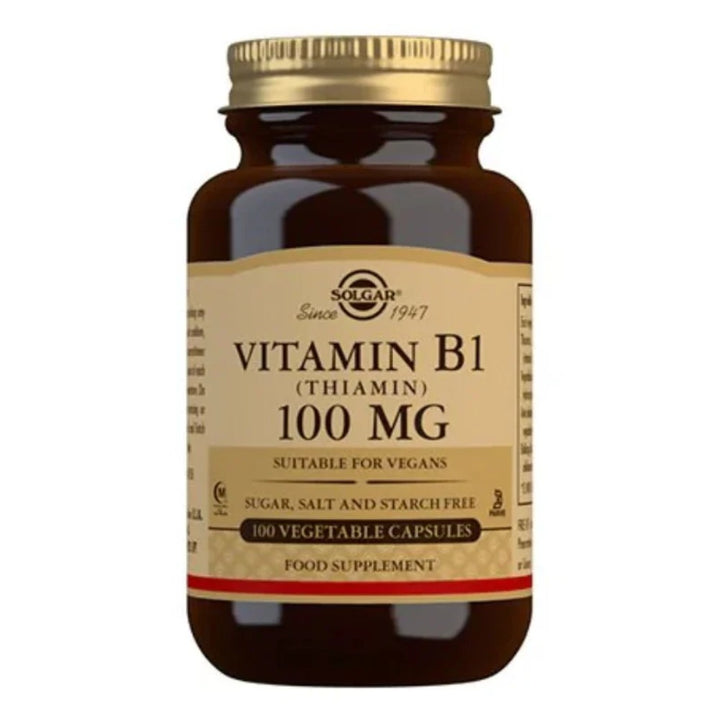 Solgar B1-vitamin 100 mg (Thiamin) (100 kap)