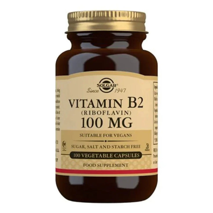 Solgar B2 vitamin 100 mg Riboflavin (100 kap)