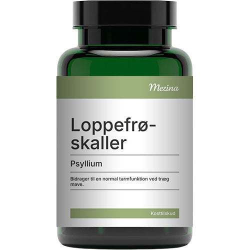 Mezina Loppefrøskaller Psyllium, 180 kapsler
