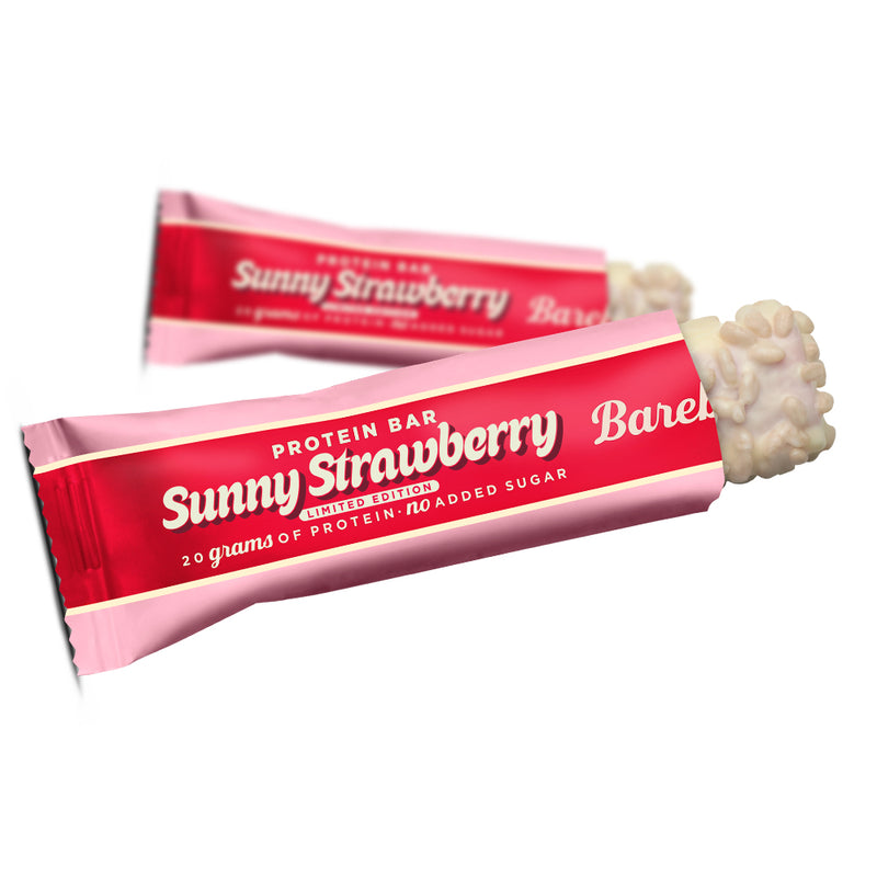 Barebells Protein Bar (55g) - Sunny Strawberry - OBS! BEDST FØR 22/4-25