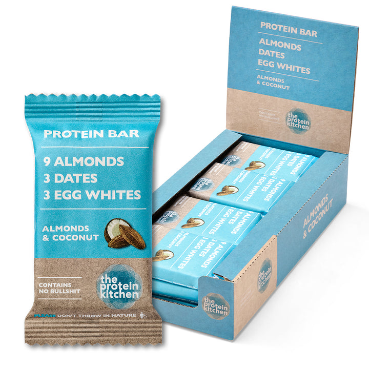 The Protein Kitchen Bar - Coconut & Almonds (12x 55g)
