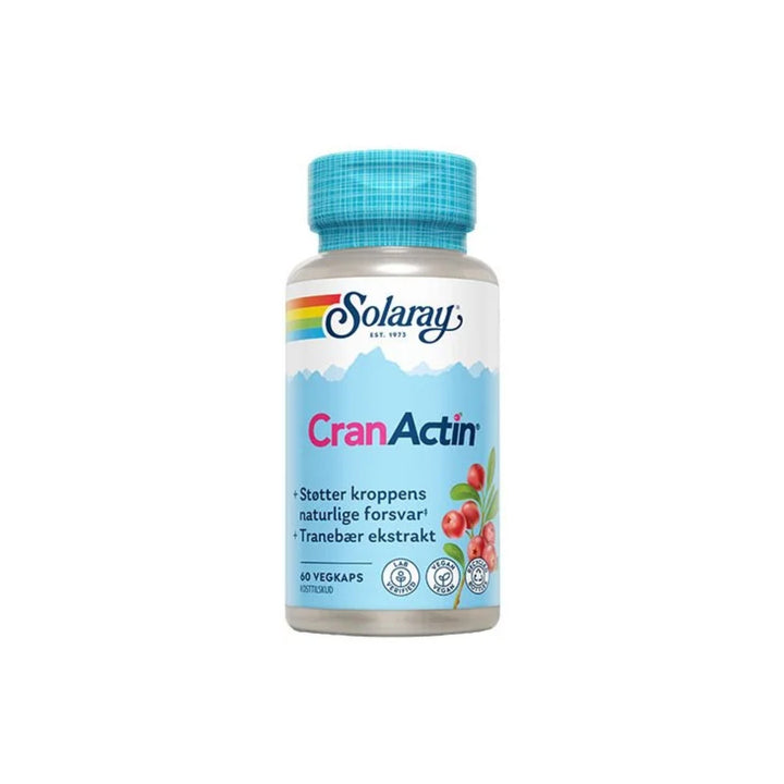 Solaray CranActin Tranebærekstrakt 400mg (60 kap)