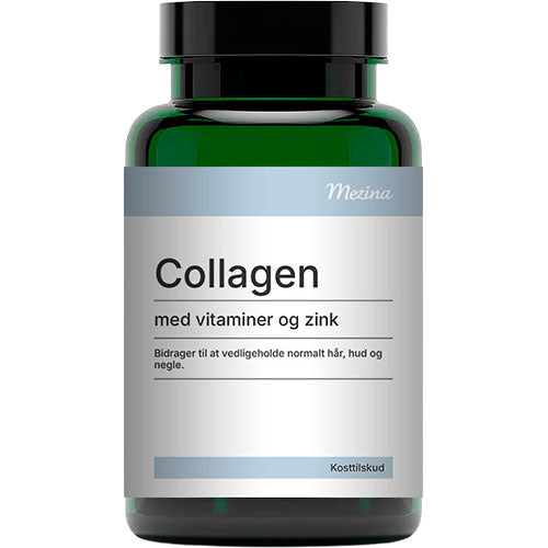 Mezina Collagen med vitaminer og zink, 120 kapsler