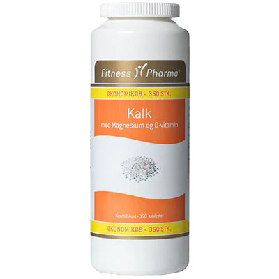Fitness Pharma Kalk m/magn+D3 ØKO (350 stk)