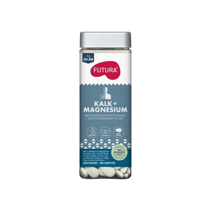 Futura Kalk + Magnesium 50 år+ 300 stk