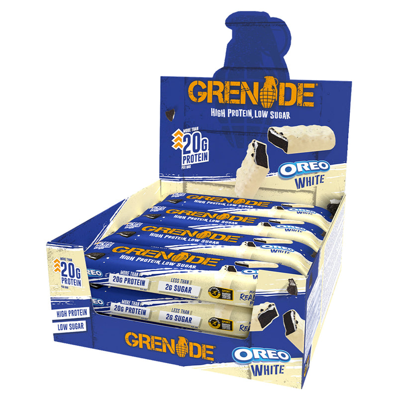 Grenade Protein Bar - Oreo White (10x 60g)