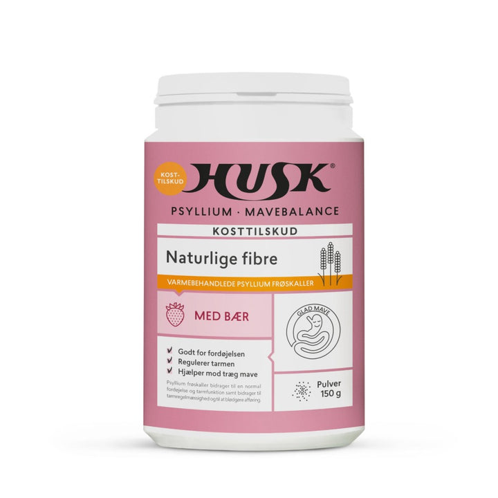 HUSK Psyllium Mavebalance med Bær 150 g