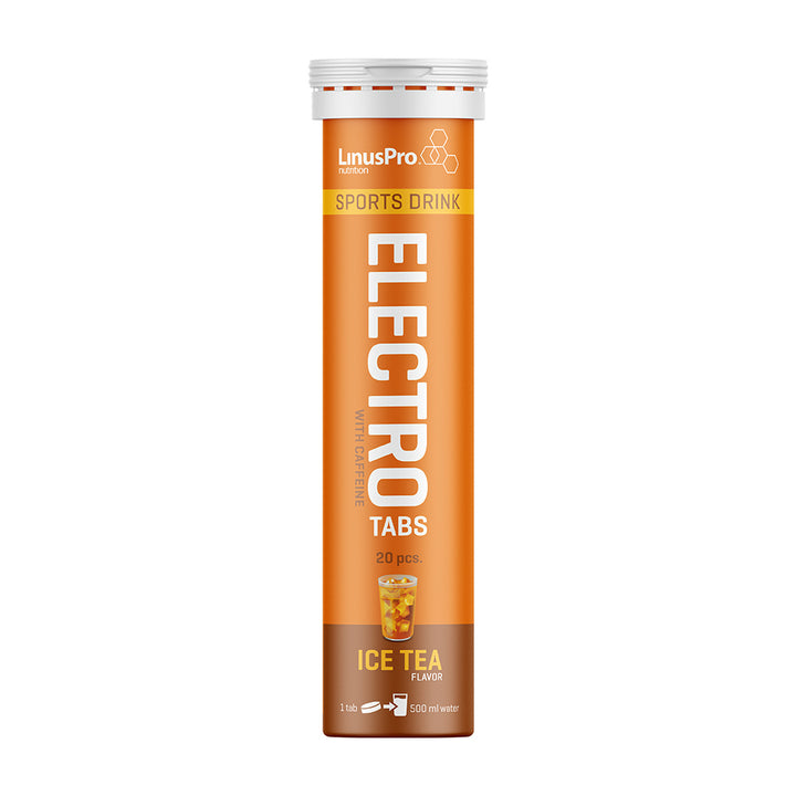 LinusPro Elektrolyt Tabs m. Koffein - Ice Tea
