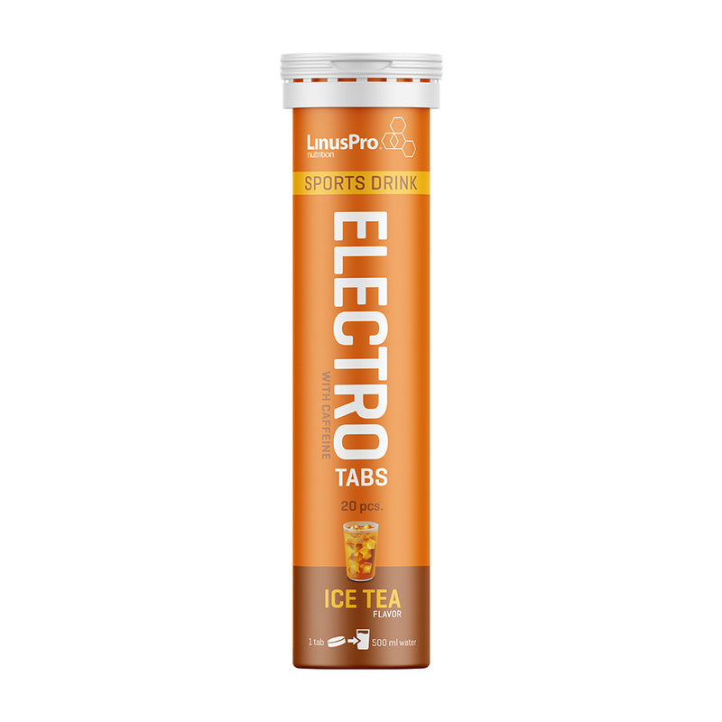 LinusPro Elektrolyt Tabs m. Koffein - Ice Tea