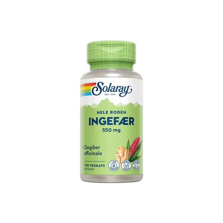 Solaray Ingefærrod (100 kap)