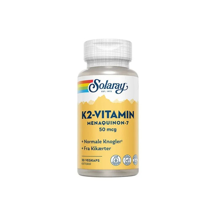 Solaray K2-vitamin 50 mcg (30 kap)